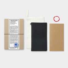 Load image into Gallery viewer, TRAVELER&#39;S notebook, Black Regular Size Kit
