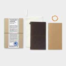 將圖片載入圖庫檢視器 TRAVELER&#39;S notebook, Brown Regular Size Kit
