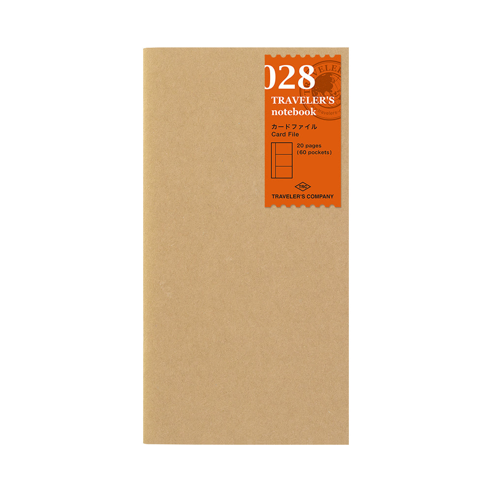 TRAVELER'S notebook, Card File 028, Refill Regular Size