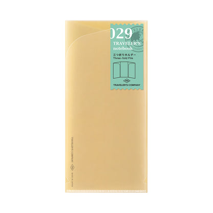 TRAVELER'S notebook, Three-fold File 029, Refill Regular Size