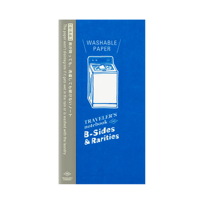 TRAVELER'S notebook, Washable Paper, B-Sides & Rarities, Refill Regular Size