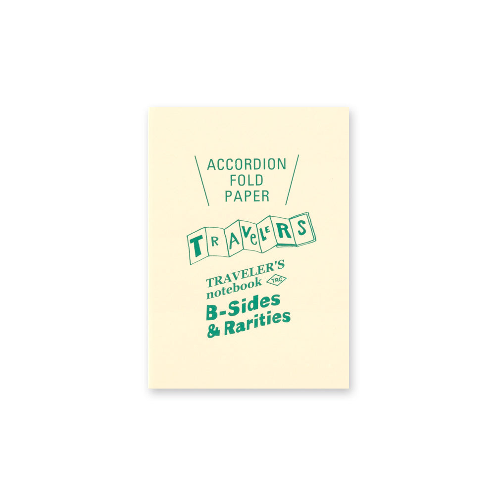 TRAVELER'S notebook, Accordion Fold Paper, B-Sides & Rarities, Refill Passport Size