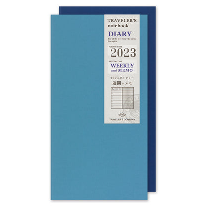 TRAVELER'S notebook, 2023 Weekly + Memo, Refill Regular Size