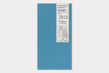TRAVELER'S notebook, 2023 Weekly + Memo, Refill Regular Size