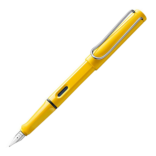 LAMY Safari, Yellow, ABS Fountain Pen, F Nib