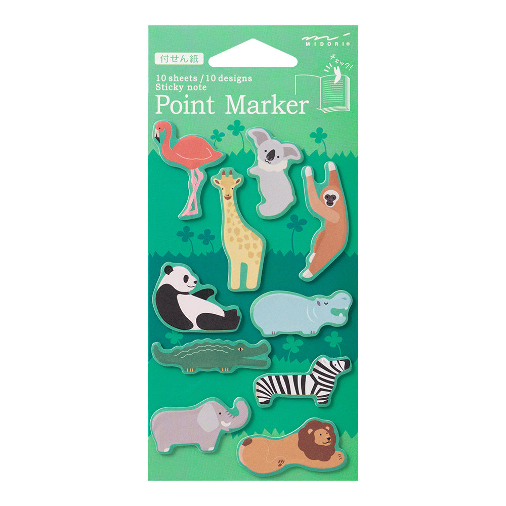 midori, Zoo, Point Marker Sticky Note