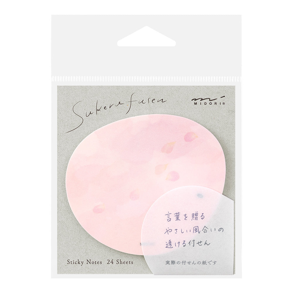 midori, Petals Pink, Sticky Note Transparency