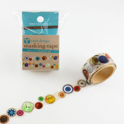 Buttons, ROUND TOP Masking Tape