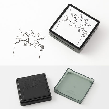 midori, Goat, Paintable Stamp Penetration Type