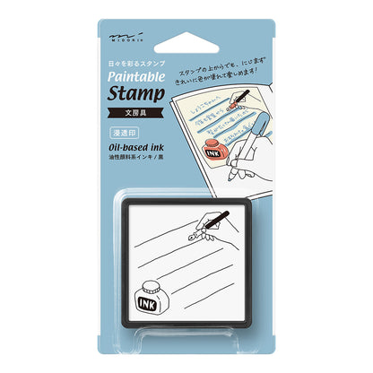 midori, Stationery, Paintable Stamp Penetration Type