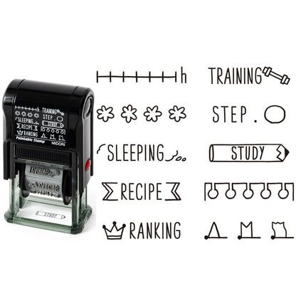 Daily Life Record, Paintable Stamp Rotating Type