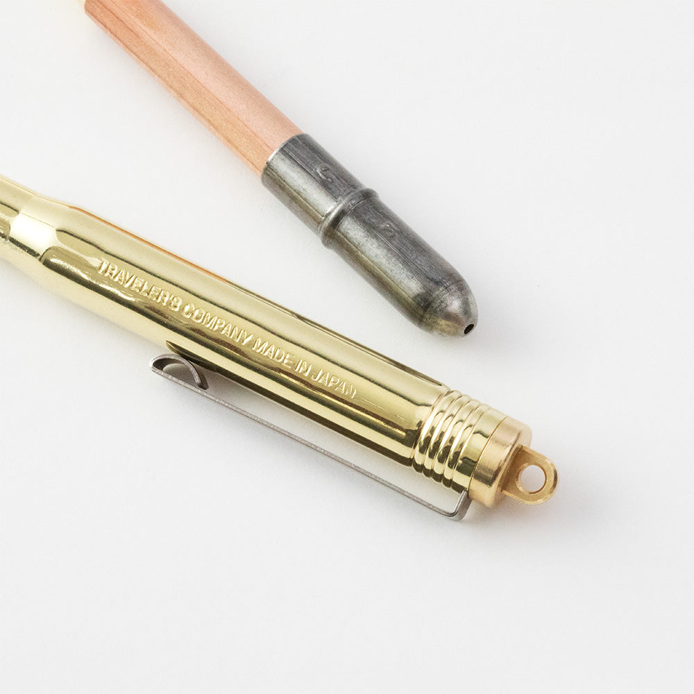 TRAVELER'S COMPANY, TRC BRASS Ballpoint Pen, Solid Brass