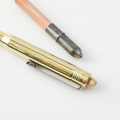 TRAVELER'S COMPANY, TRC BRASS Ballpoint Pen, Solid Brass