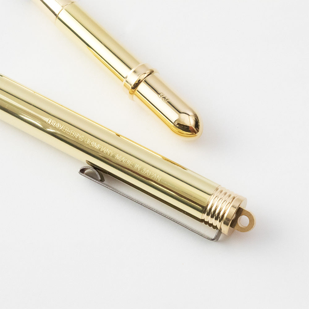 TRAVELER'S COMPANY, TRC BRASS Rollerball Pen, Solid Brass