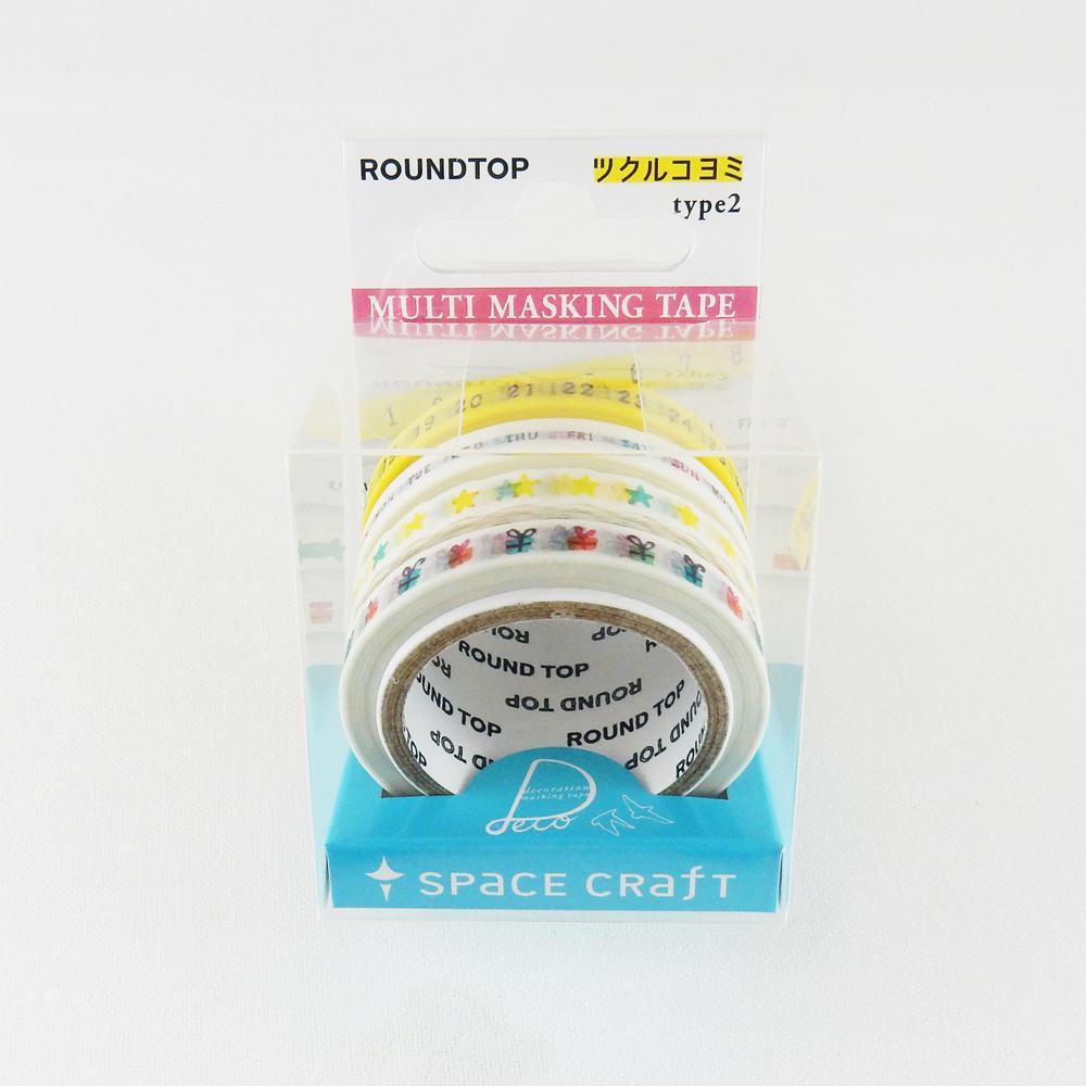 Calendar maker - type 2, ROUND TOP Masking Tape