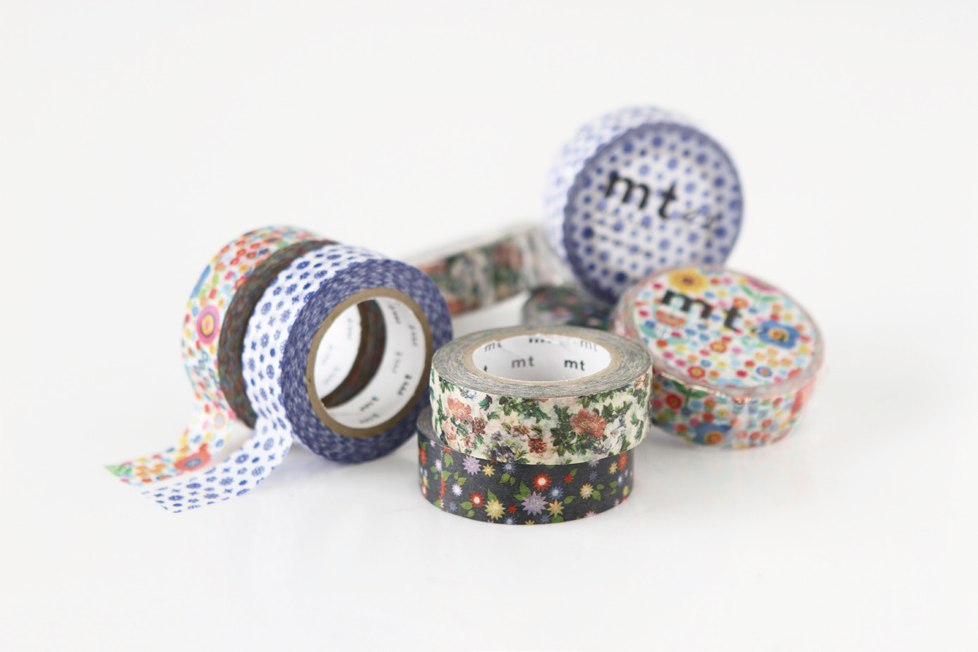 Masking Tape - mt ex, Mini Flower Garden, 15mm x 10m - KEY Handmade
 - 5