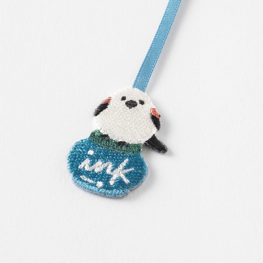 midori, Long-tailed Tit, Embroidery Bookmarker