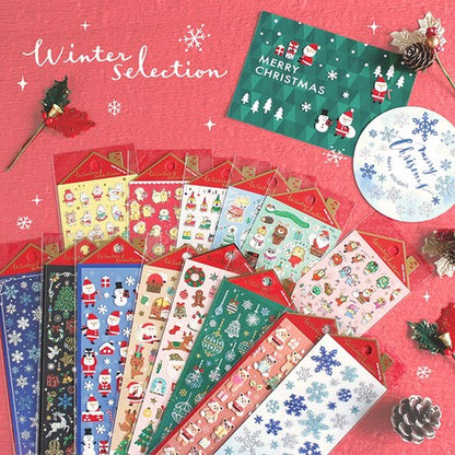 MIND WAVE, Pukumori Snow Flake, Winter Selection Stickers