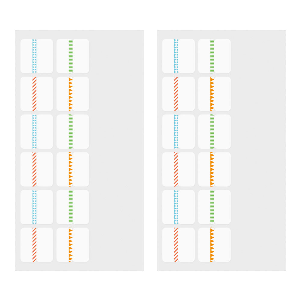 midori, Chiratto Pattern Color, Index Label
