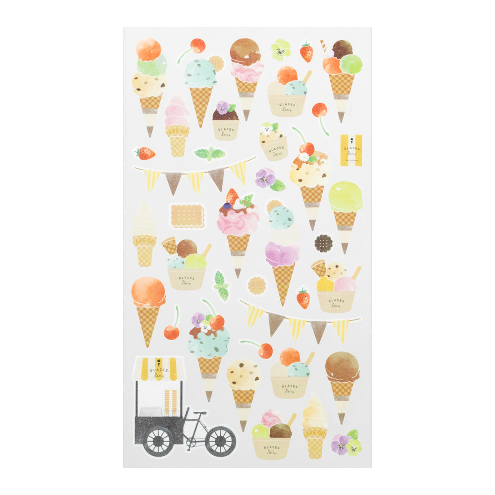 midori, Ice Cream, Sticker Marché