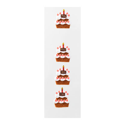 midori, Birthday Cake, Motif Sticker, Paper Craft Museum