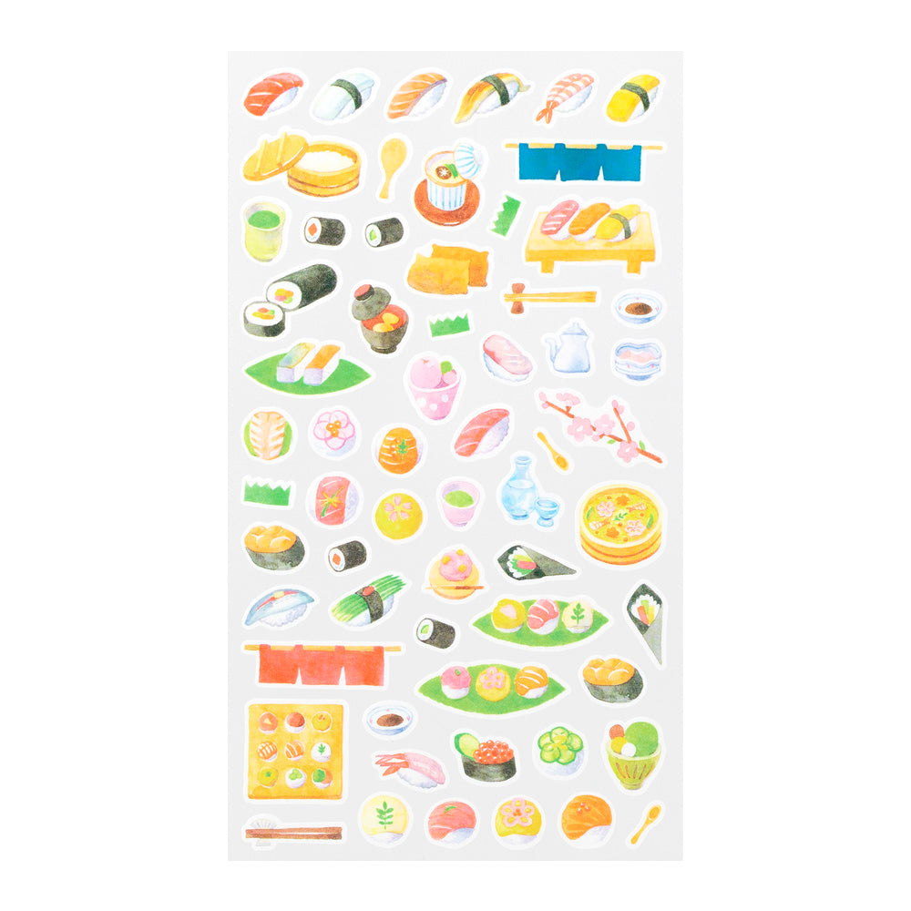 midori, Sushi, Sticker Marché