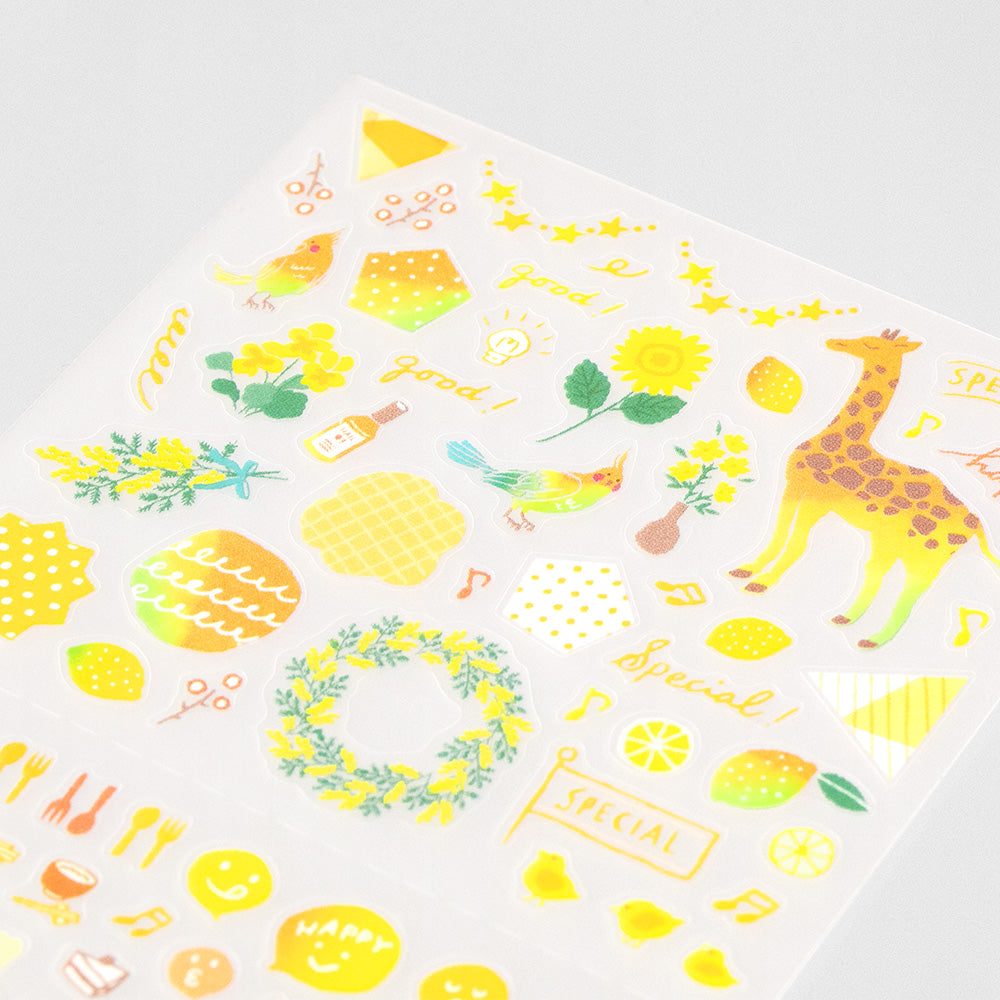 midori, Yellow, Sticker Collection - Single Color