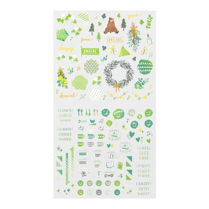 midori, Green, Sticker Collection - Single Color