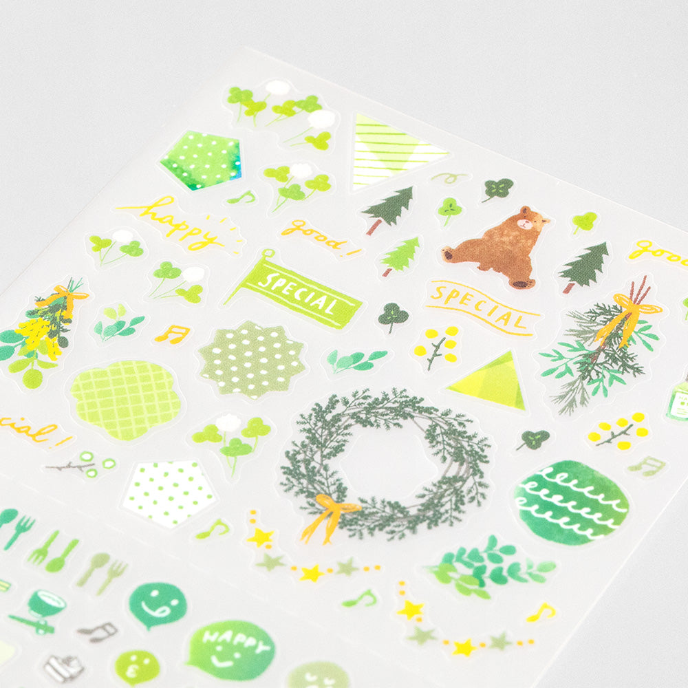 midori, Green, Sticker Collection - Single Color