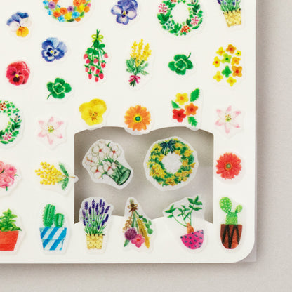 midori, Flowers, Stickers for Diary