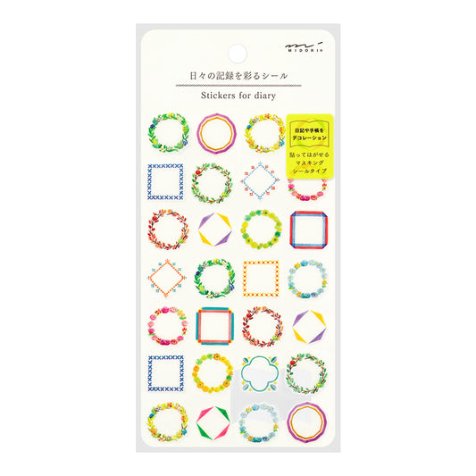 midori, Frames, Stickers for Diary