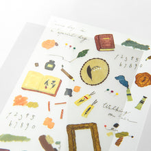 Load image into Gallery viewer, midori, Motif Stationery, Transfer Sticker for Journaling
