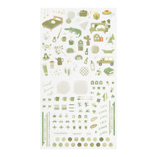 Load image into Gallery viewer, midori, Moss Green, Sticker Collection - Single Color
