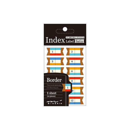 midori, Border, Index Label Satin