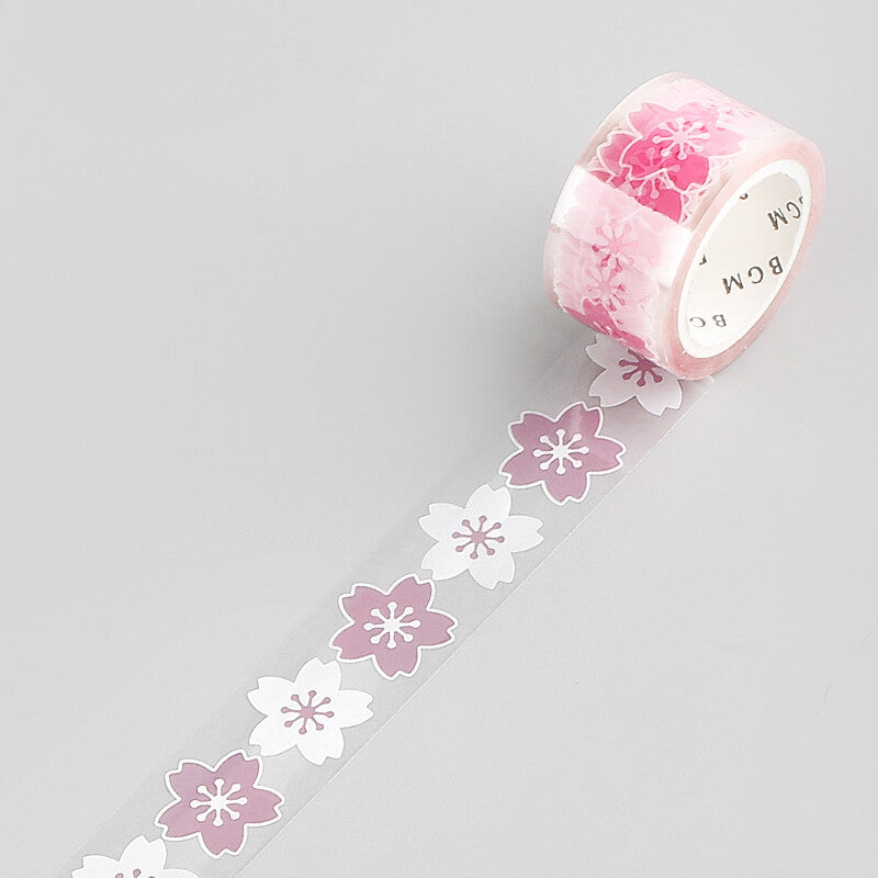 BGM, Sakura．Flower of Sakura, Clear Tape, 20mm x 5m