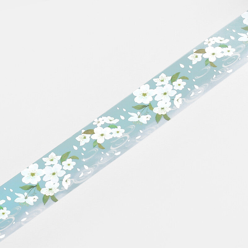 BGM, Sakura．Flow of Flower, Clear Tape, 30mm x 5m