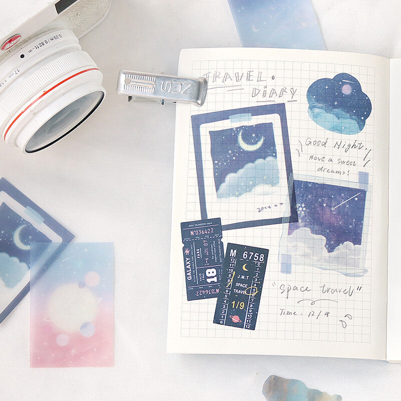 BGM, Travel Diary．Ocean, Tracing Paper Stickers