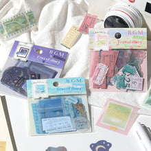 將圖片載入圖庫檢視器 BGM, Travel Diary．Street, Tracing Paper Stickers
