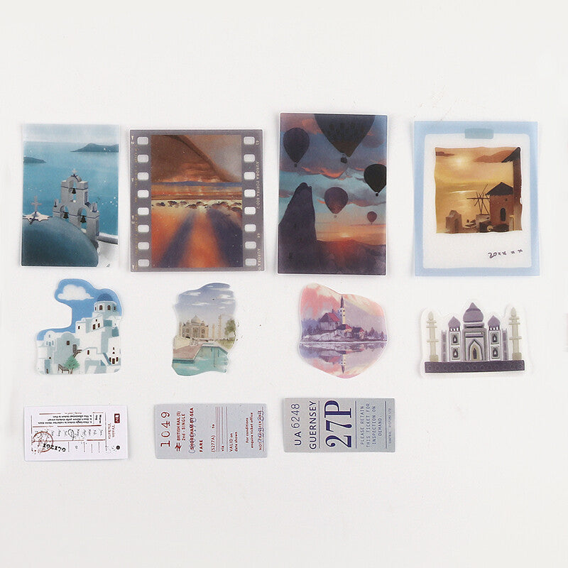 BGM, Travel Diary．Worldwide, Tracing Paper Stickers