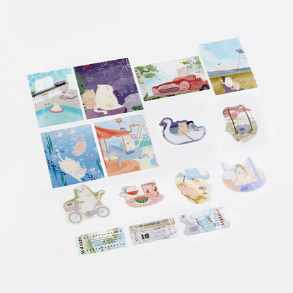 BGM, Fantasy Trip．Land of Cats, Tracing Paper Stickers