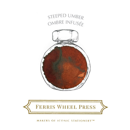 Ferris Wheel Press, Steeped Umber Ink, The Finer Things Collection, 38ml Ink