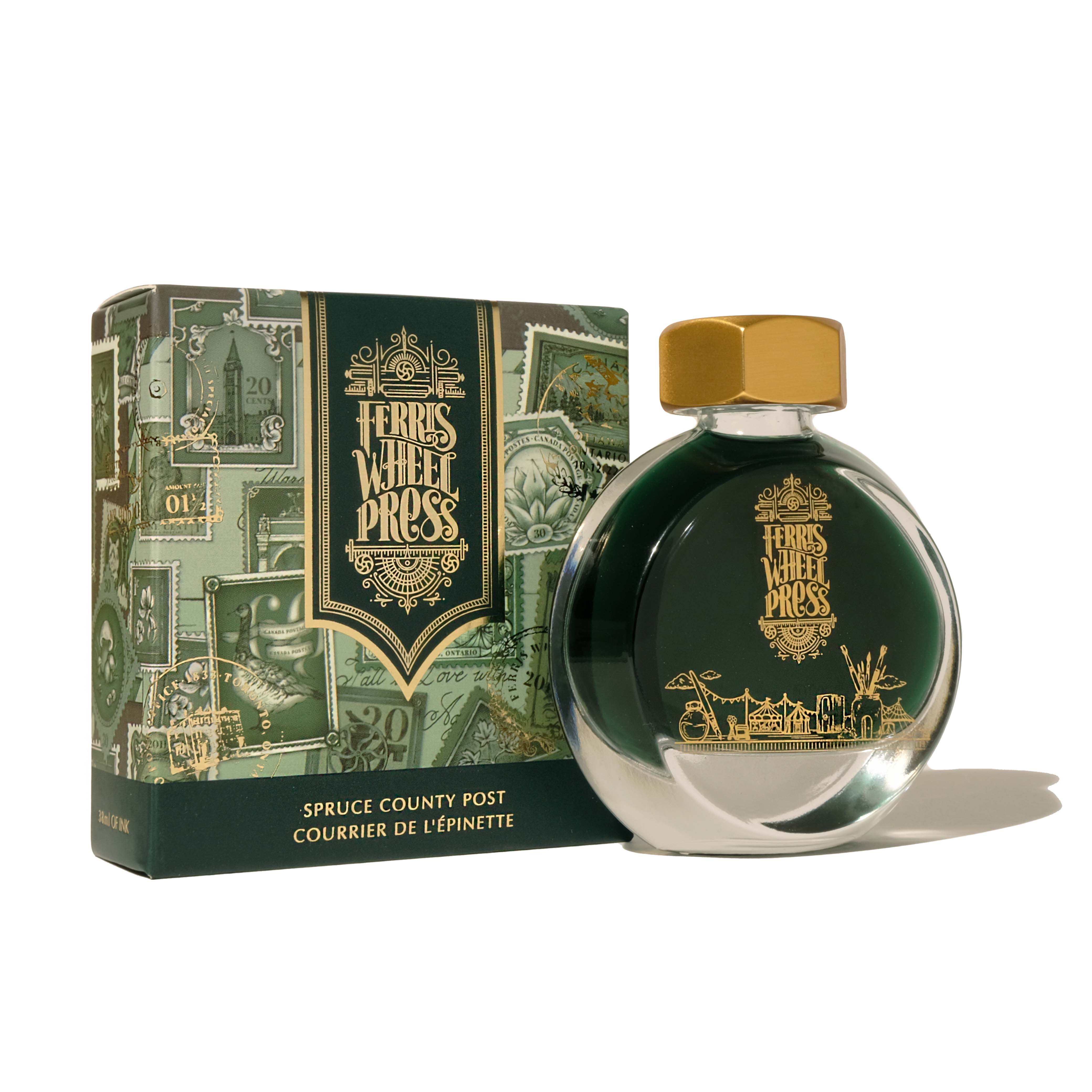 Finer Ink Spruce County Post Ink, The Finer Things Collection, 38ml Ink by Ferris ...