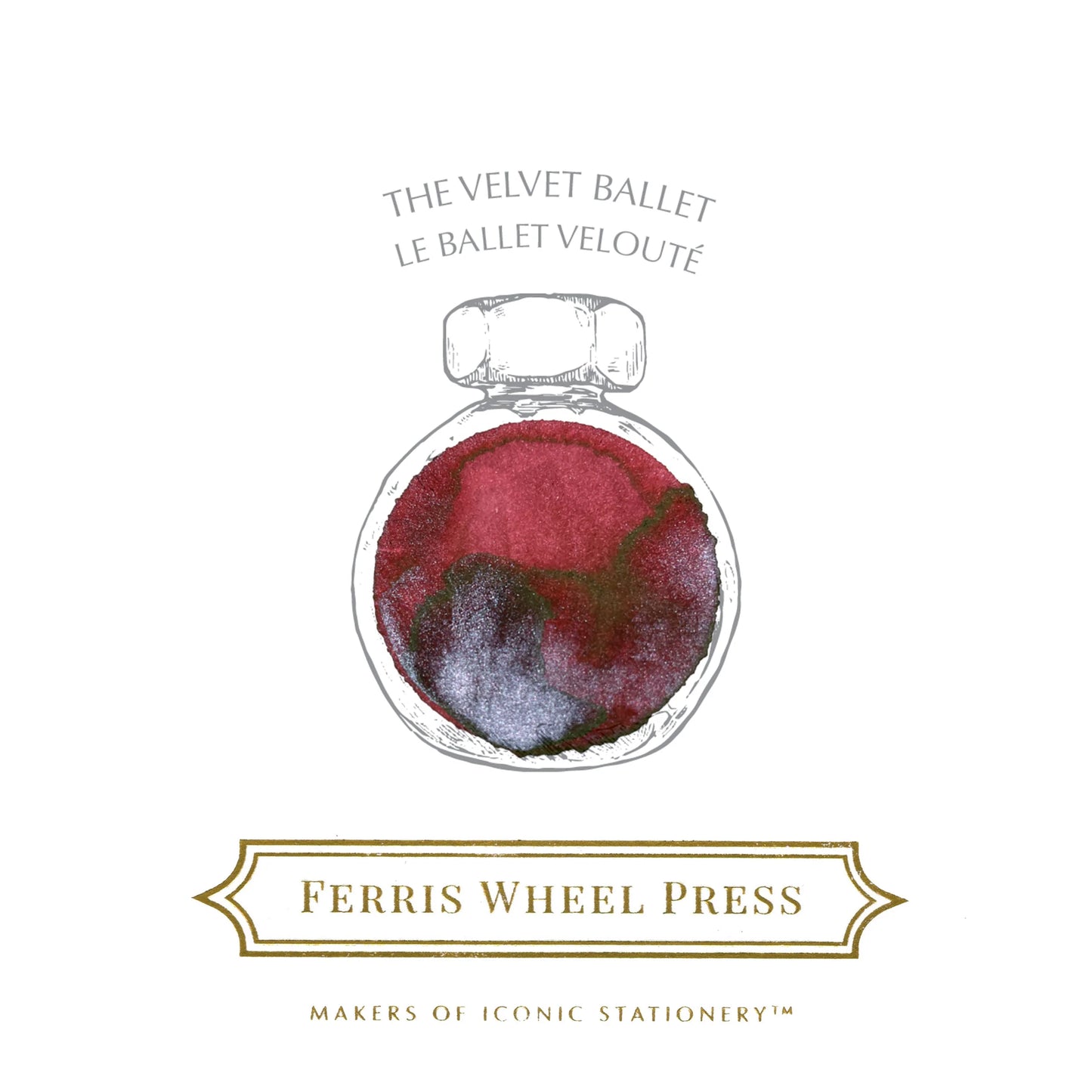 Ferris Wheel Press, Velvet Ballet Ink, 38ml Ink