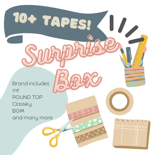 Surprise Box, Decorative Tapes Ten Rolls or MORE!