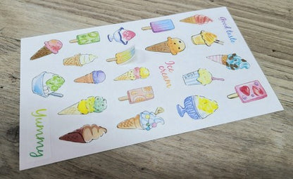 PINE BOOK, Ice Cream, Stickers