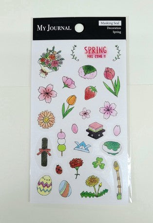 PINE BOOK, Spring, Stickers