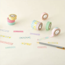 將圖片載入圖庫檢視器 MARK&#39;S, Stripe Pink, maste Masking Tape Writable with Water-based Ink Pen, 15mm x 10m
