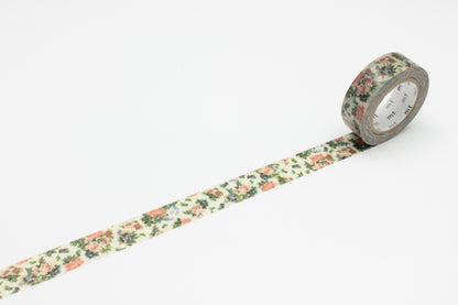 Masking Tape - mt ex, Mini Flower Botanical Art, 15mm x 10m - KEY Handmade
 - 2