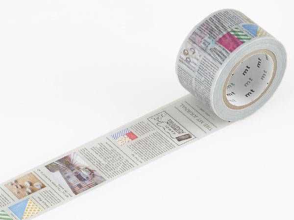 Masking Tape - mt ex, English Newspaper, 30mm x 10m