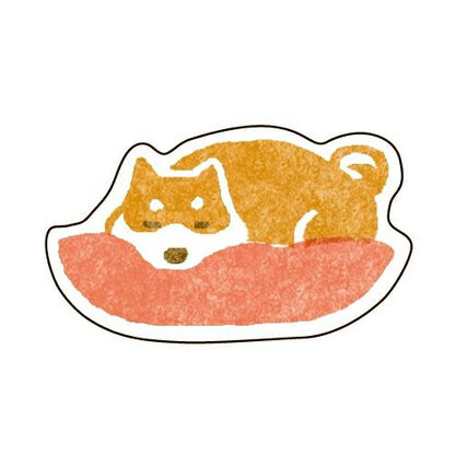 Furukawashiko, Shiba Dog, Pochitto (ぽちっと), Washi Flake Stickers